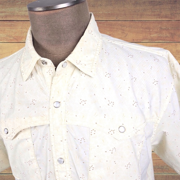 HOWLER BROTHERS- Open Country Tech Short Sleeve Pearl Snap Shirt  Mens XL - Picture 1 of 7